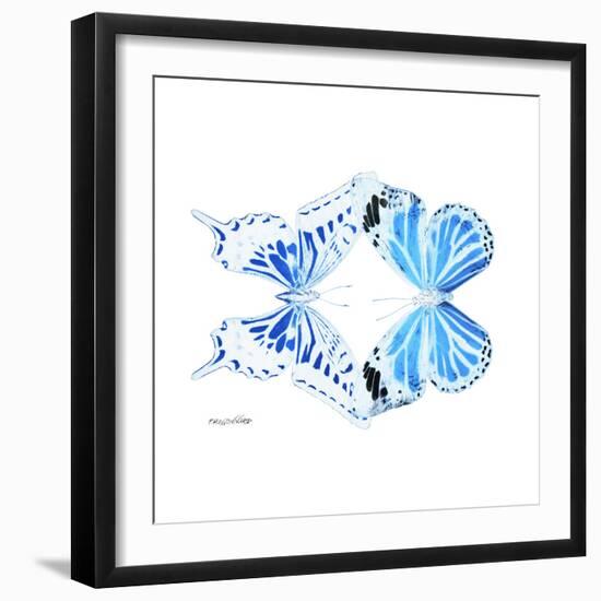 Miss Butterfly Duo Xugenutia Sq - X-Ray White Edition-Philippe Hugonnard-Framed Photographic Print