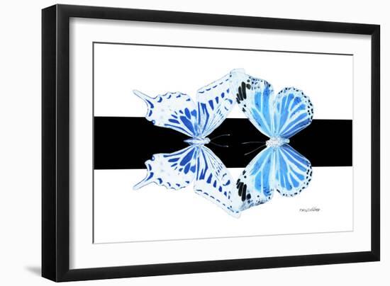 Miss Butterfly Duo Xugenutia - X-Ray B&W Edition-Philippe Hugonnard-Framed Photographic Print