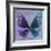 Miss Butterfly Euploea Sq - Purple & Blue-Philippe Hugonnard-Framed Photographic Print