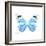 Miss Butterfly Genutia Sq - X-Ray White Edition-Philippe Hugonnard-Framed Photographic Print