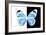 Miss Butterfly Genutia - X-Ray B&W Edition-Philippe Hugonnard-Framed Photographic Print