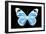 Miss Butterfly Genutia - X-Ray Black Edition-Philippe Hugonnard-Framed Photographic Print