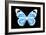 Miss Butterfly Genutia - X-Ray Black Edition-Philippe Hugonnard-Framed Photographic Print