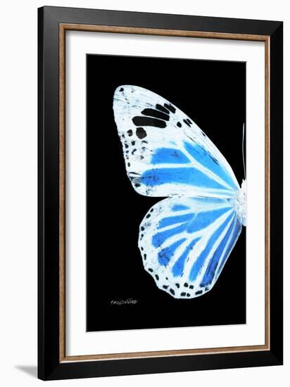 Miss Butterfly Genutia - X-Ray Left Black Edition-Philippe Hugonnard-Framed Photographic Print