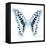 Miss Butterfly Graphium Sq - X-Ray White Edition-Philippe Hugonnard-Framed Stretched Canvas