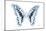 Miss Butterfly Graphium - X-Ray White Edition-Philippe Hugonnard-Mounted Photographic Print