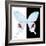 Miss Butterfly Hermosanus Sq - X-Ray B&W Edition-Philippe Hugonnard-Framed Photographic Print