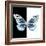 Miss Butterfly Melaneus Sq - X-Ray B&W Edition-Philippe Hugonnard-Framed Photographic Print