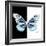 Miss Butterfly Melaneus Sq - X-Ray B&W Edition-Philippe Hugonnard-Framed Photographic Print