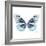 Miss Butterfly Melaneus Sq - X-Ray White Edition-Philippe Hugonnard-Framed Photographic Print