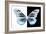 Miss Butterfly Melaneus - X-Ray B&W Edition-Philippe Hugonnard-Framed Photographic Print