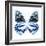 Miss Butterfly Prioneris Sq - X-Ray White Edition-Philippe Hugonnard-Framed Photographic Print