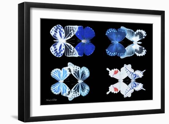 Miss Butterfly X-Ray Duo Black II-Philippe Hugonnard-Framed Photographic Print