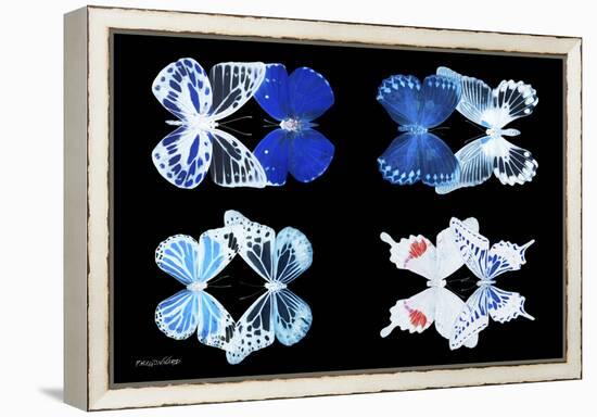 Miss Butterfly X-Ray Duo Black II-Philippe Hugonnard-Framed Premier Image Canvas