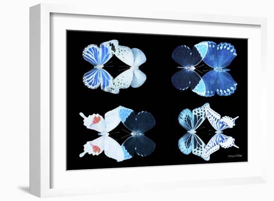 Miss Butterfly X-Ray Duo Black III-Philippe Hugonnard-Framed Photographic Print