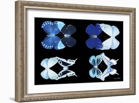 Miss Butterfly X-Ray Duo Black IV-Philippe Hugonnard-Framed Photographic Print