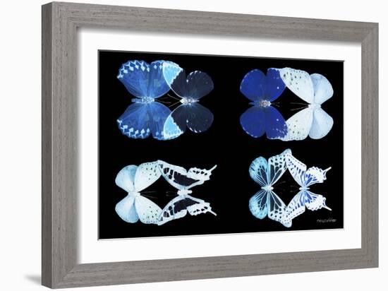 Miss Butterfly X-Ray Duo Black IV-Philippe Hugonnard-Framed Photographic Print