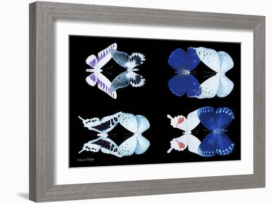 Miss Butterfly X-Ray Duo Black-Philippe Hugonnard-Framed Photographic Print