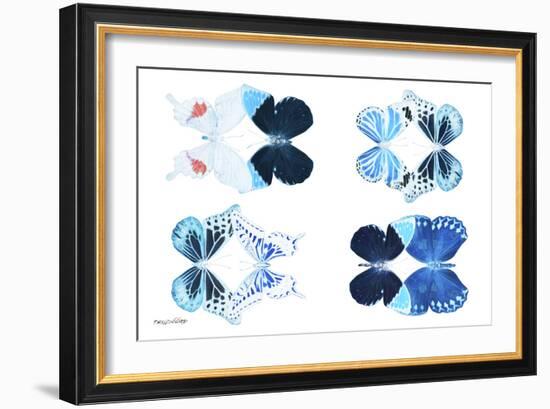 Miss Butterfly X-Ray Duo White II-Philippe Hugonnard-Framed Photographic Print