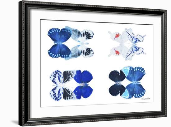 Miss Butterfly X-Ray Duo White III-Philippe Hugonnard-Framed Photographic Print