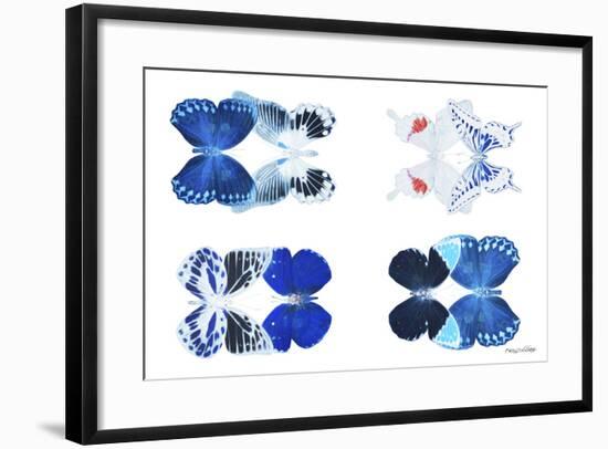 Miss Butterfly X-Ray Duo White III-Philippe Hugonnard-Framed Photographic Print