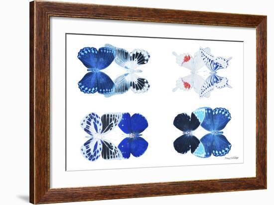 Miss Butterfly X-Ray Duo White III-Philippe Hugonnard-Framed Photographic Print