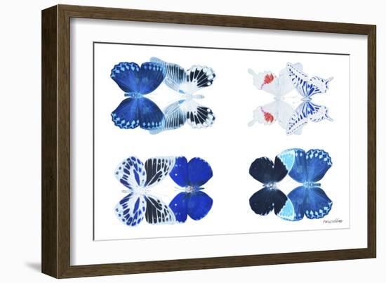 Miss Butterfly X-Ray Duo White III-Philippe Hugonnard-Framed Photographic Print