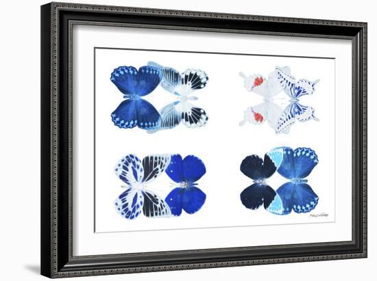 Miss Butterfly X-Ray Duo White III-Philippe Hugonnard-Framed Photographic Print