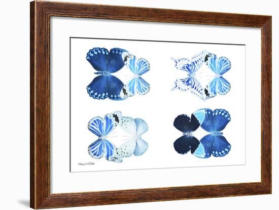 Miss Butterfly X-Ray Duo White IV-Philippe Hugonnard-Framed Photographic Print
