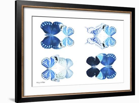 Miss Butterfly X-Ray Duo White IV-Philippe Hugonnard-Framed Photographic Print