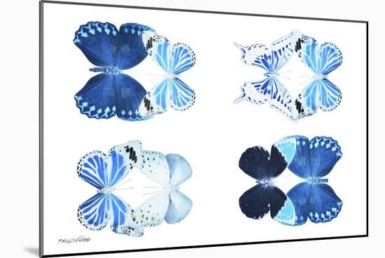 Miss Butterfly X-Ray Duo White IV-Philippe Hugonnard-Mounted Premium Photographic Print