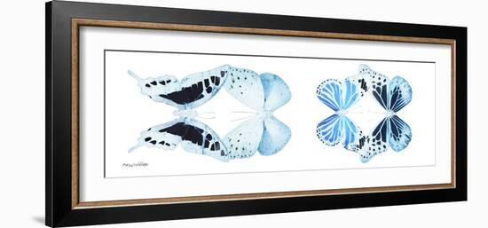 Miss Butterfly X-Ray Duo White Pano II-Philippe Hugonnard-Framed Photographic Print