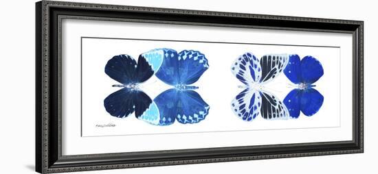 Miss Butterfly X-Ray Duo White Pano XIII-Philippe Hugonnard-Framed Photographic Print