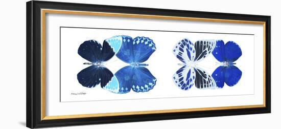 Miss Butterfly X-Ray Duo White Pano XIII-Philippe Hugonnard-Framed Photographic Print