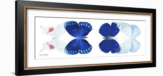 Miss Butterfly X-Ray Duo White Pano-Philippe Hugonnard-Framed Photographic Print