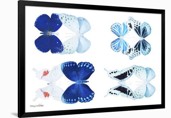 Miss Butterfly X-Ray Duo White V-Philippe Hugonnard-Framed Photographic Print