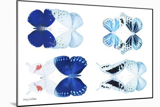 Miss Butterfly X-Ray Duo White V-Philippe Hugonnard-Mounted Premium Photographic Print