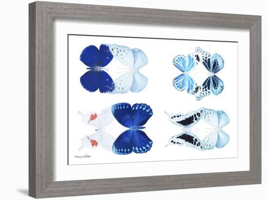 Miss Butterfly X-Ray Duo White V-Philippe Hugonnard-Framed Photographic Print