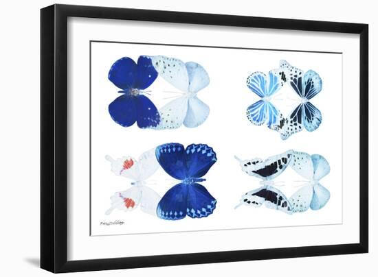 Miss Butterfly X-Ray Duo White V-Philippe Hugonnard-Framed Photographic Print