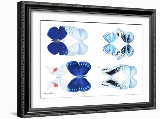 Miss Butterfly X-Ray Duo White V-Philippe Hugonnard-Framed Photographic Print