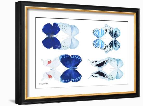 Miss Butterfly X-Ray Duo White V-Philippe Hugonnard-Framed Photographic Print