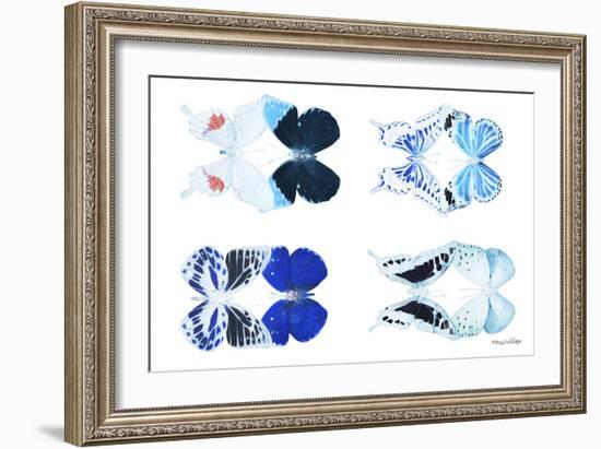 Miss Butterfly X-Ray Duo White VI-Philippe Hugonnard-Framed Photographic Print