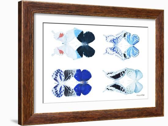 Miss Butterfly X-Ray Duo White VI-Philippe Hugonnard-Framed Photographic Print