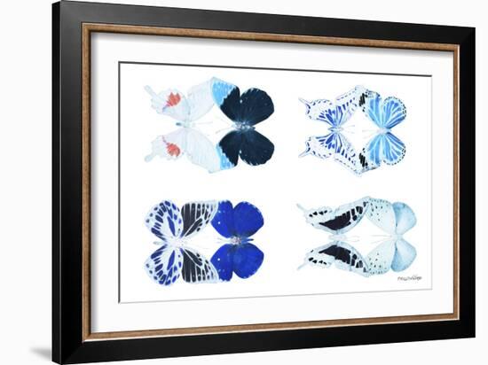 Miss Butterfly X-Ray Duo White VI-Philippe Hugonnard-Framed Photographic Print