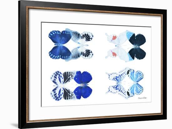 Miss Butterfly X-Ray Duo White VII-Philippe Hugonnard-Framed Premium Photographic Print