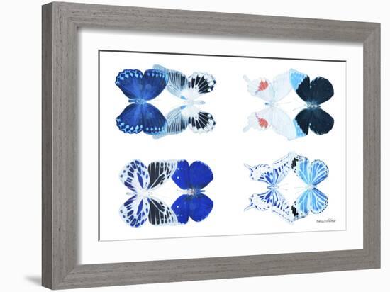 Miss Butterfly X-Ray Duo White VII-Philippe Hugonnard-Framed Photographic Print