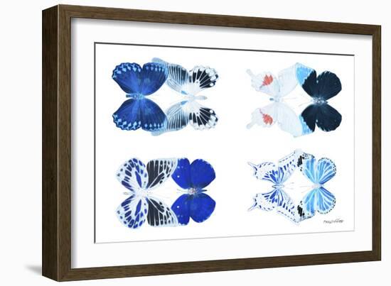 Miss Butterfly X-Ray Duo White VII-Philippe Hugonnard-Framed Photographic Print