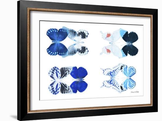 Miss Butterfly X-Ray Duo White VII-Philippe Hugonnard-Framed Photographic Print