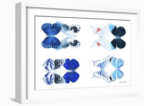 Miss Butterfly X-Ray Duo White VII-Philippe Hugonnard-Framed Photographic Print