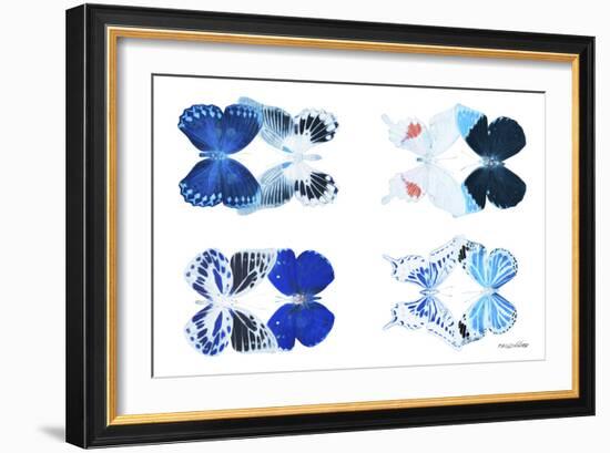 Miss Butterfly X-Ray Duo White VII-Philippe Hugonnard-Framed Photographic Print